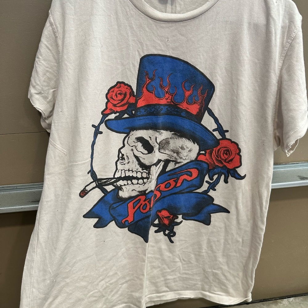 MadeWorn Poison band T shirt! Size M